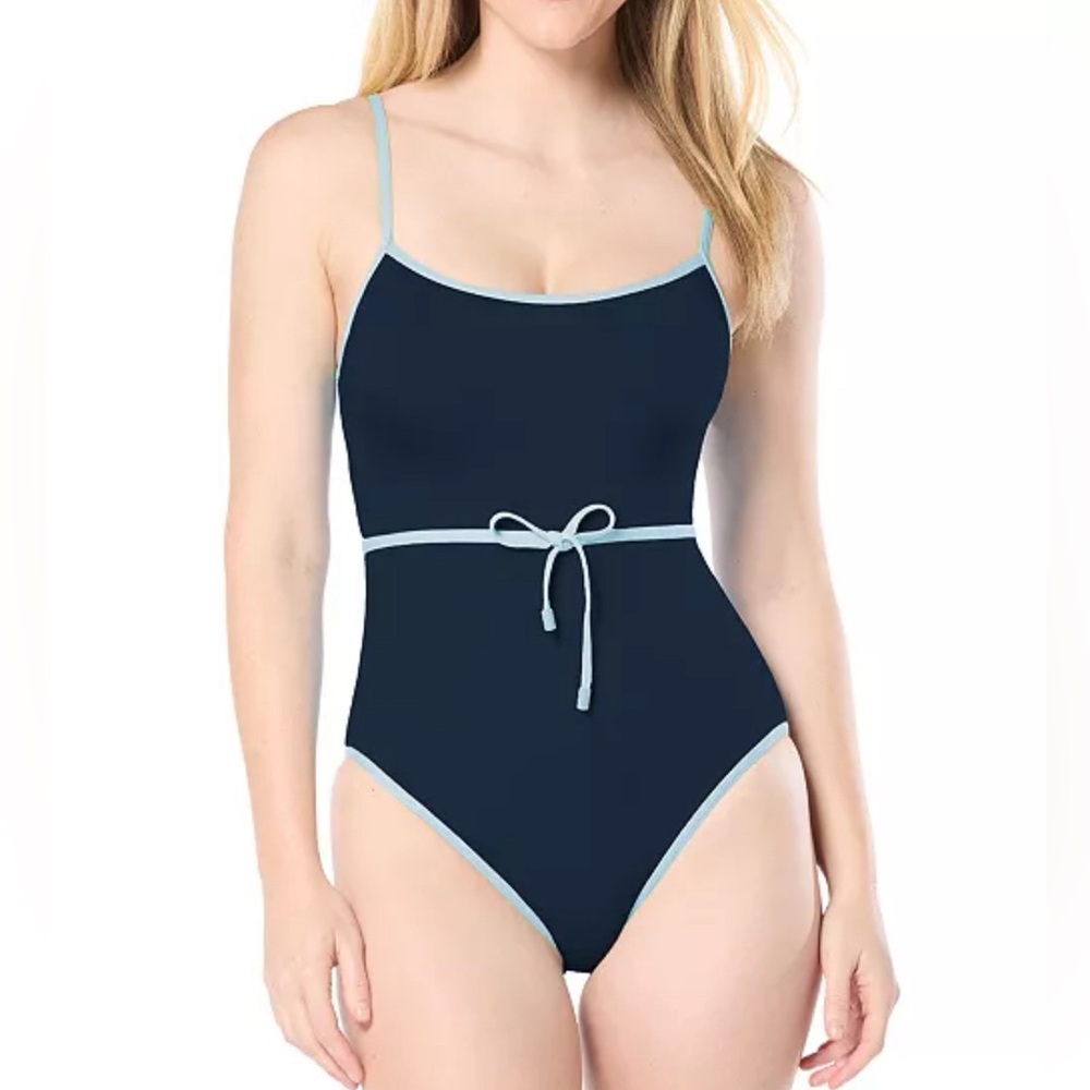 Kate spade new york Women's Belted One-Piece Swimsuit